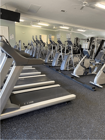 Modern fitness center